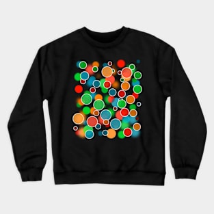 Colorful Bubble Tee: 3D Impression Crewneck Sweatshirt